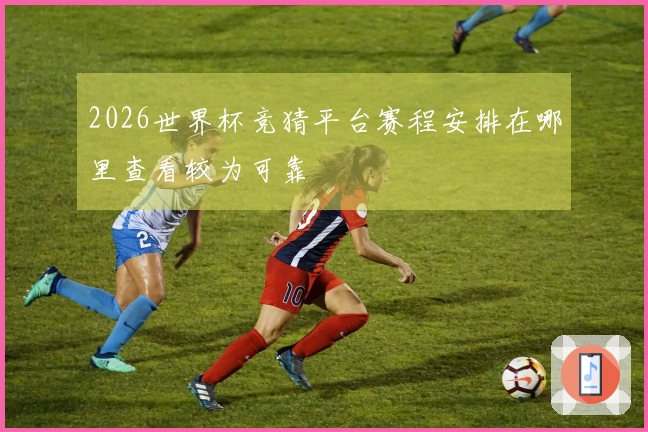 2026世界杯竞猜平台赛程安排在哪里查看较为可靠